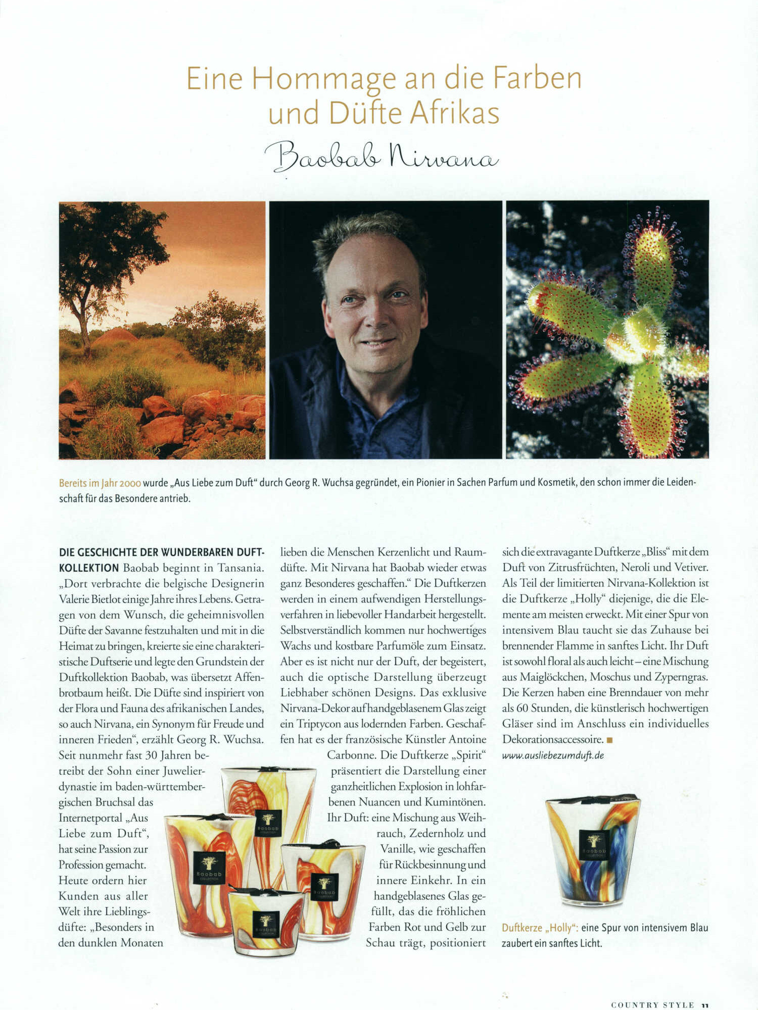 Georg R. Wuchsa in der Country Style, Winter 2019